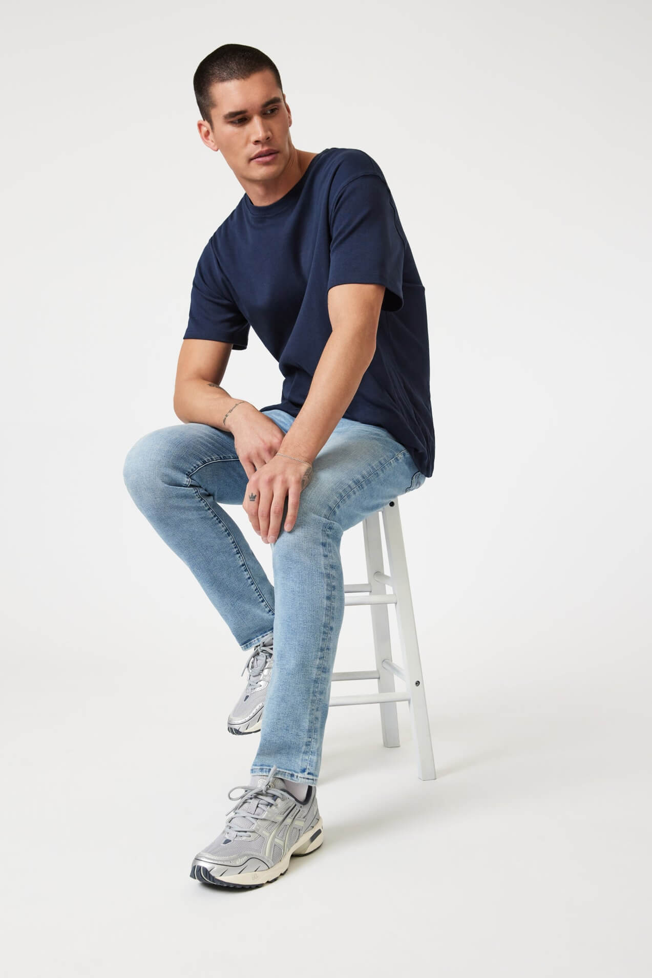 Mavi Jake Jeans in light feather blue