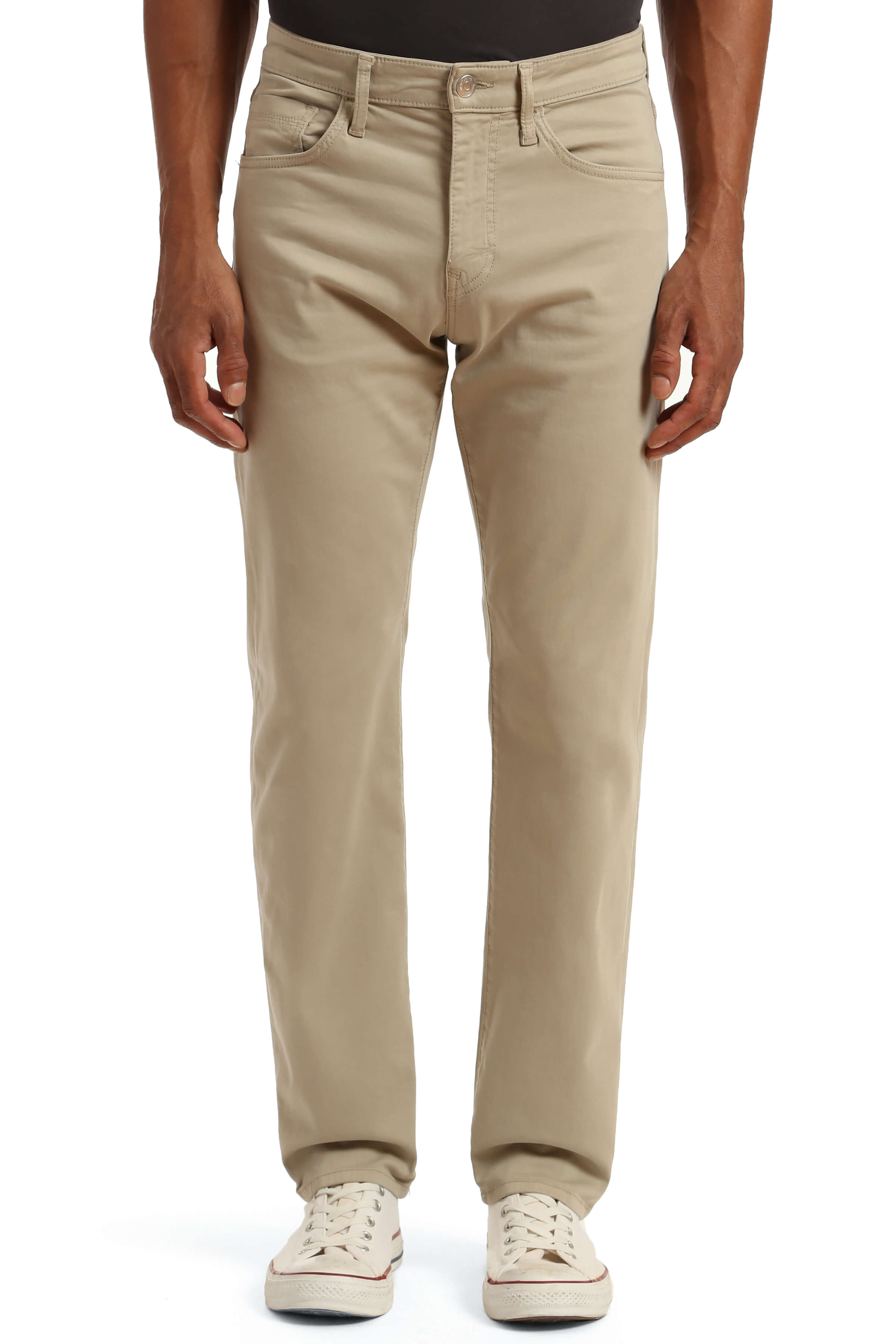 Mavi Jake Slim Leg in aluminum twill