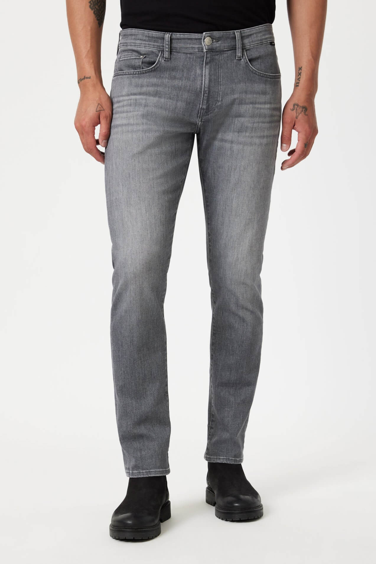 Mavi Jeans Jake slim leg in light smoke feather blue