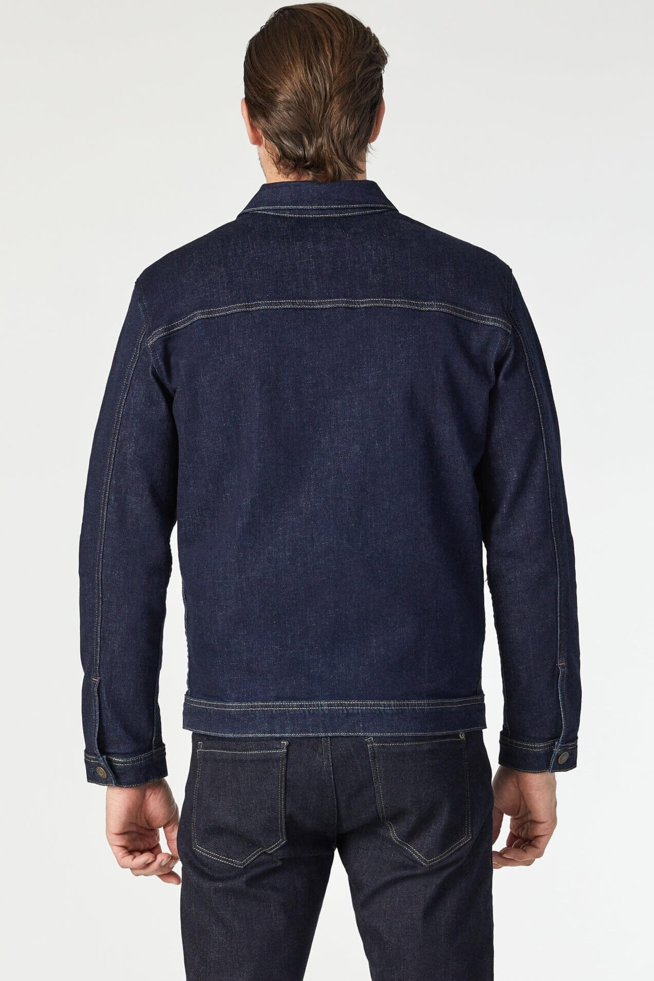 Mavi Jeans Loran denim jacket in rinse organic selvedge