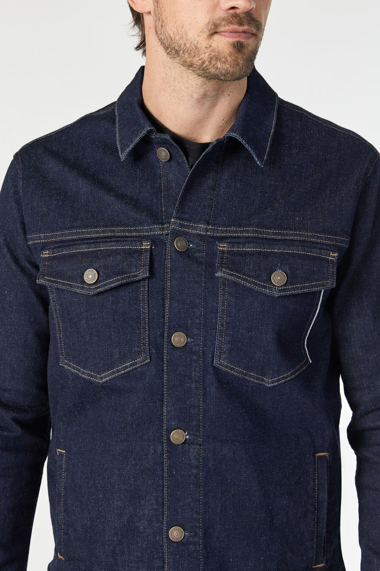 Mavi Jeans Loran denim jacket in rinse organic selvedge