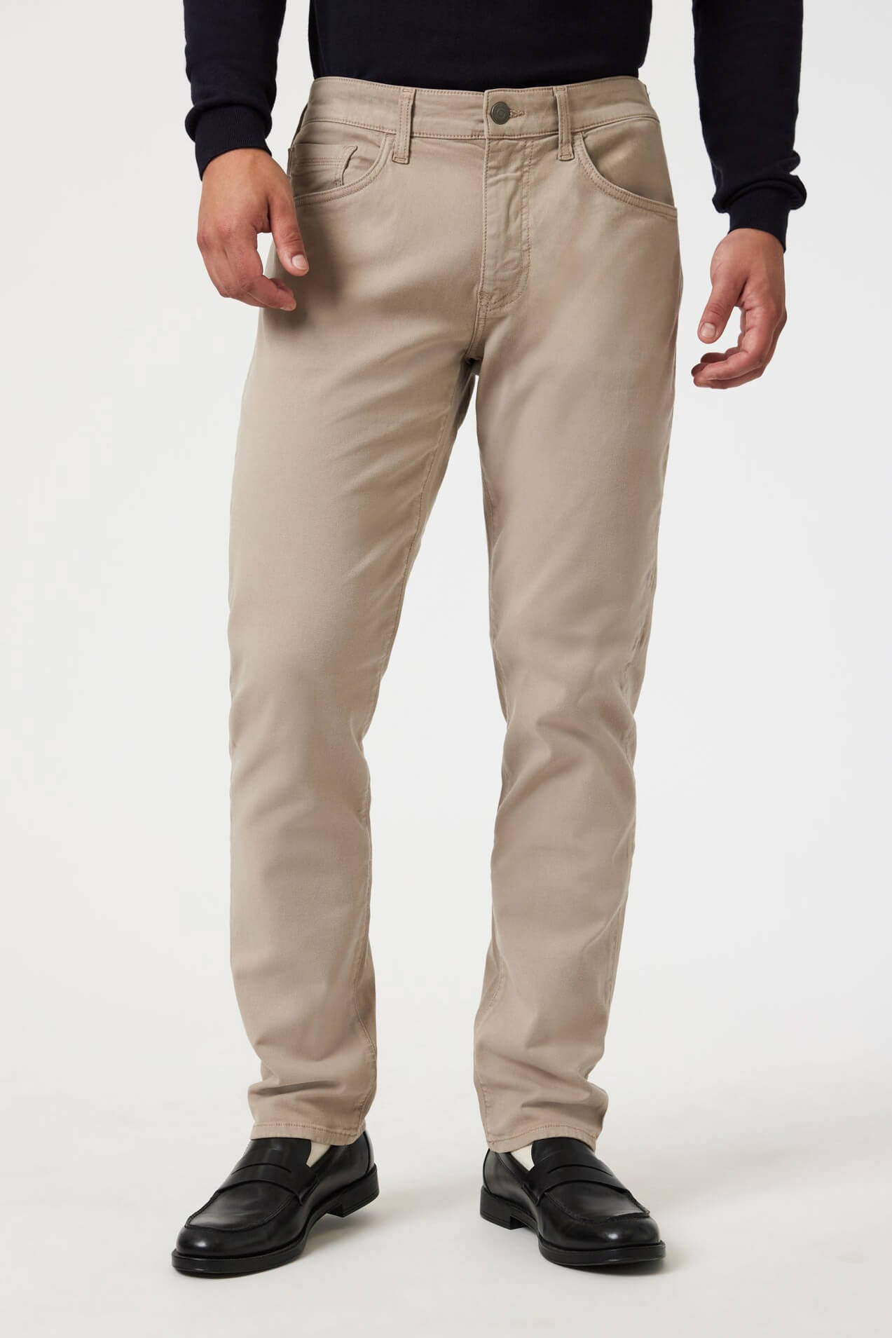 Mavi Jeans Marcus slim straight leg in latte luxe twill