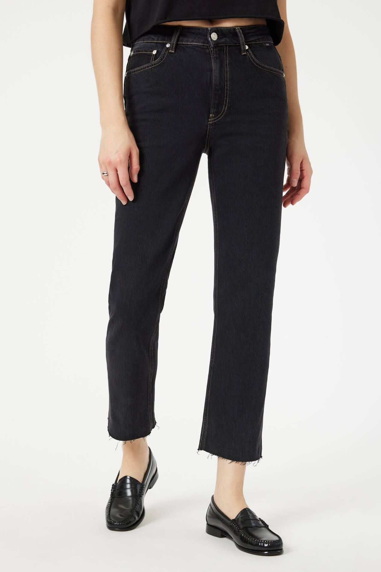 Mavi Jeans New York straight leg in deep smoke blue