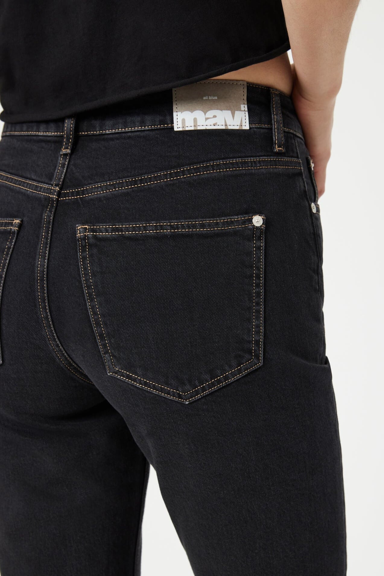 Mavi Jeans New York straight leg in deep smoke blue