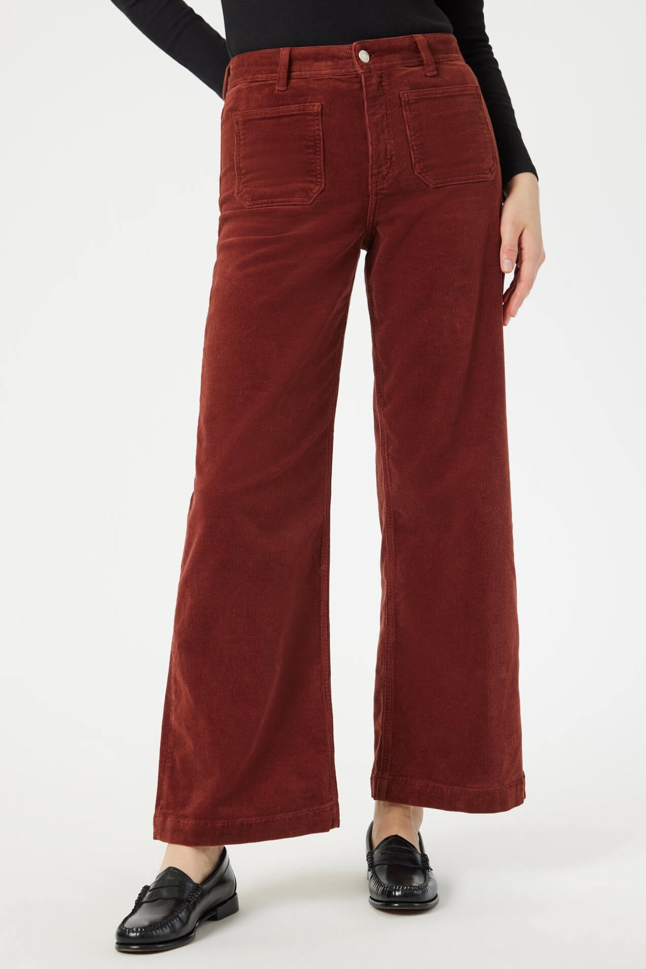 Mavi Jeans paloma marine wide leg in andorra cord