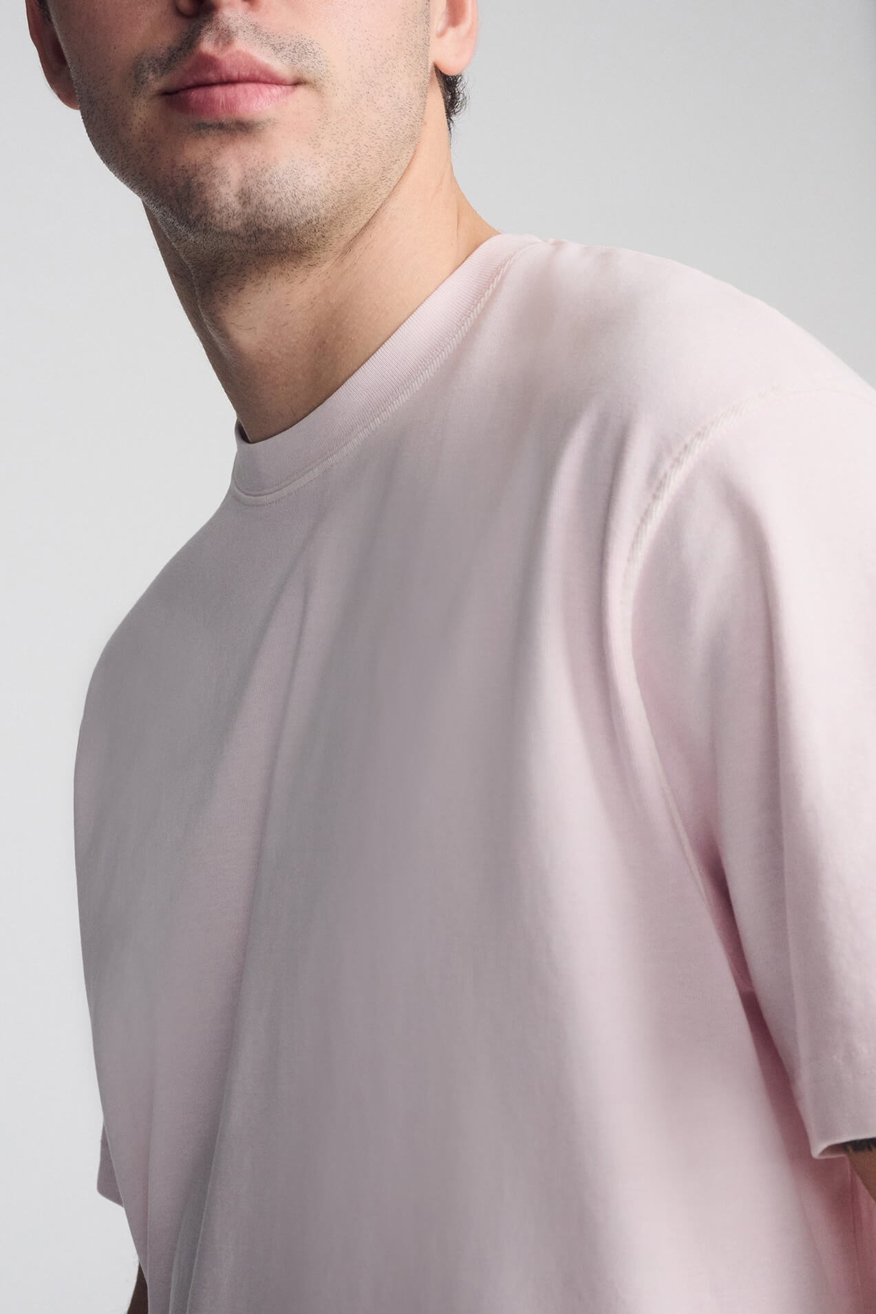 Mavi Jeans short sleeve tee in shrinking violet