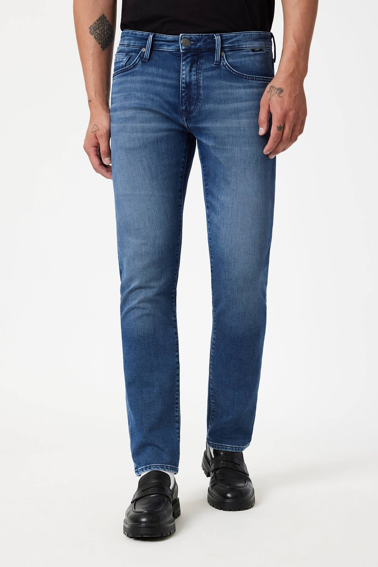 Mavi Jeans Zach straight leg in mid tonal