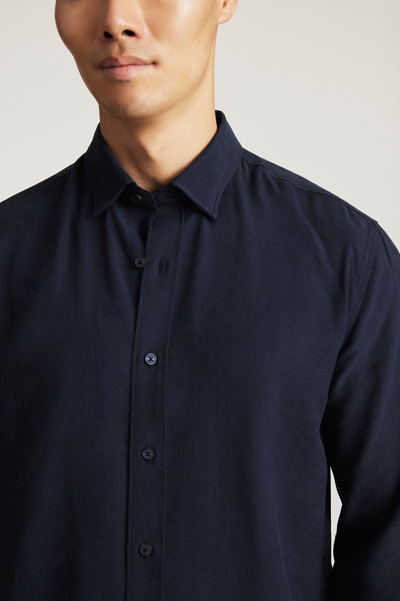Mavi Long Sleeve button up shirt in total eclipse