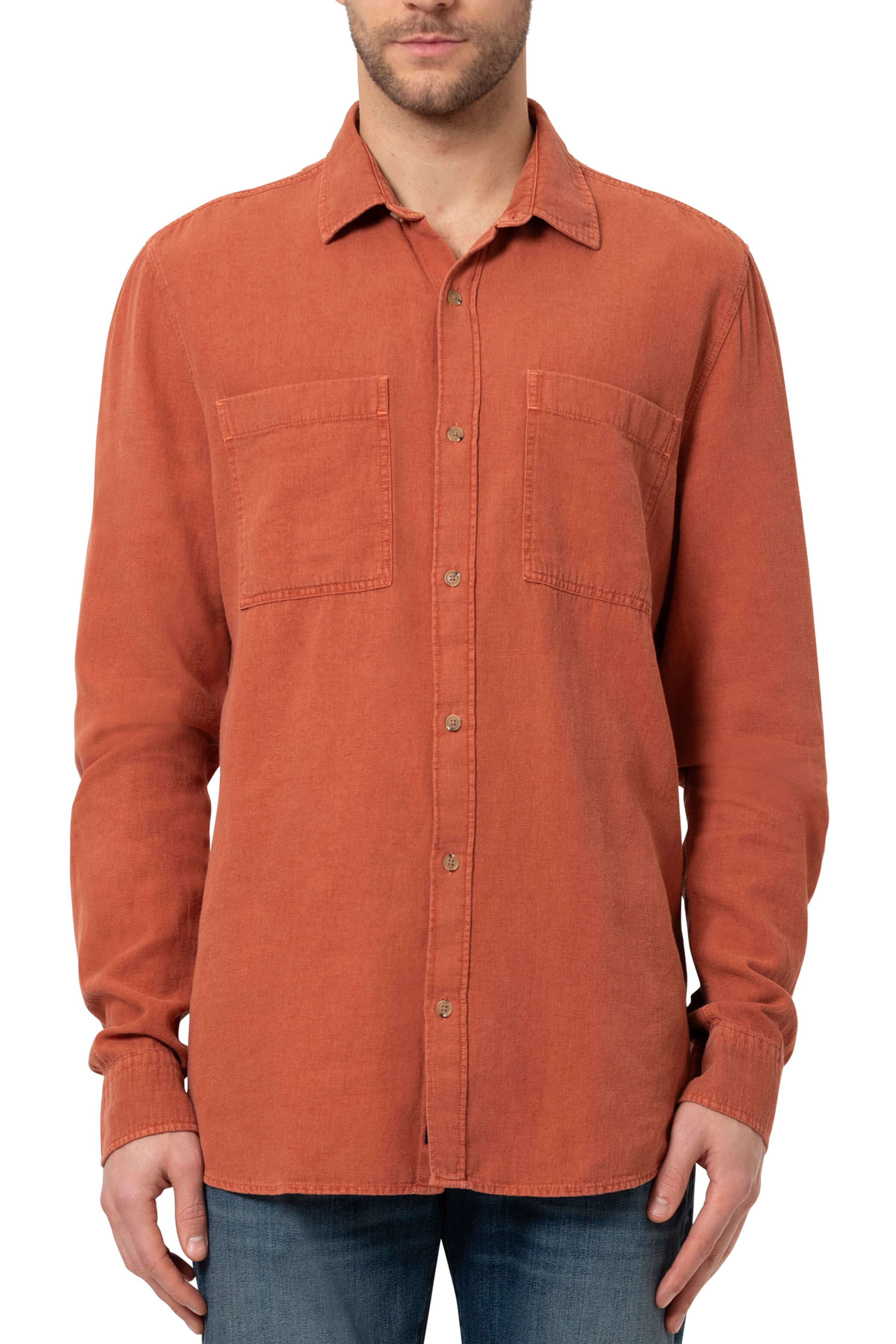 Mavi linen long sleeve shirt in aragon