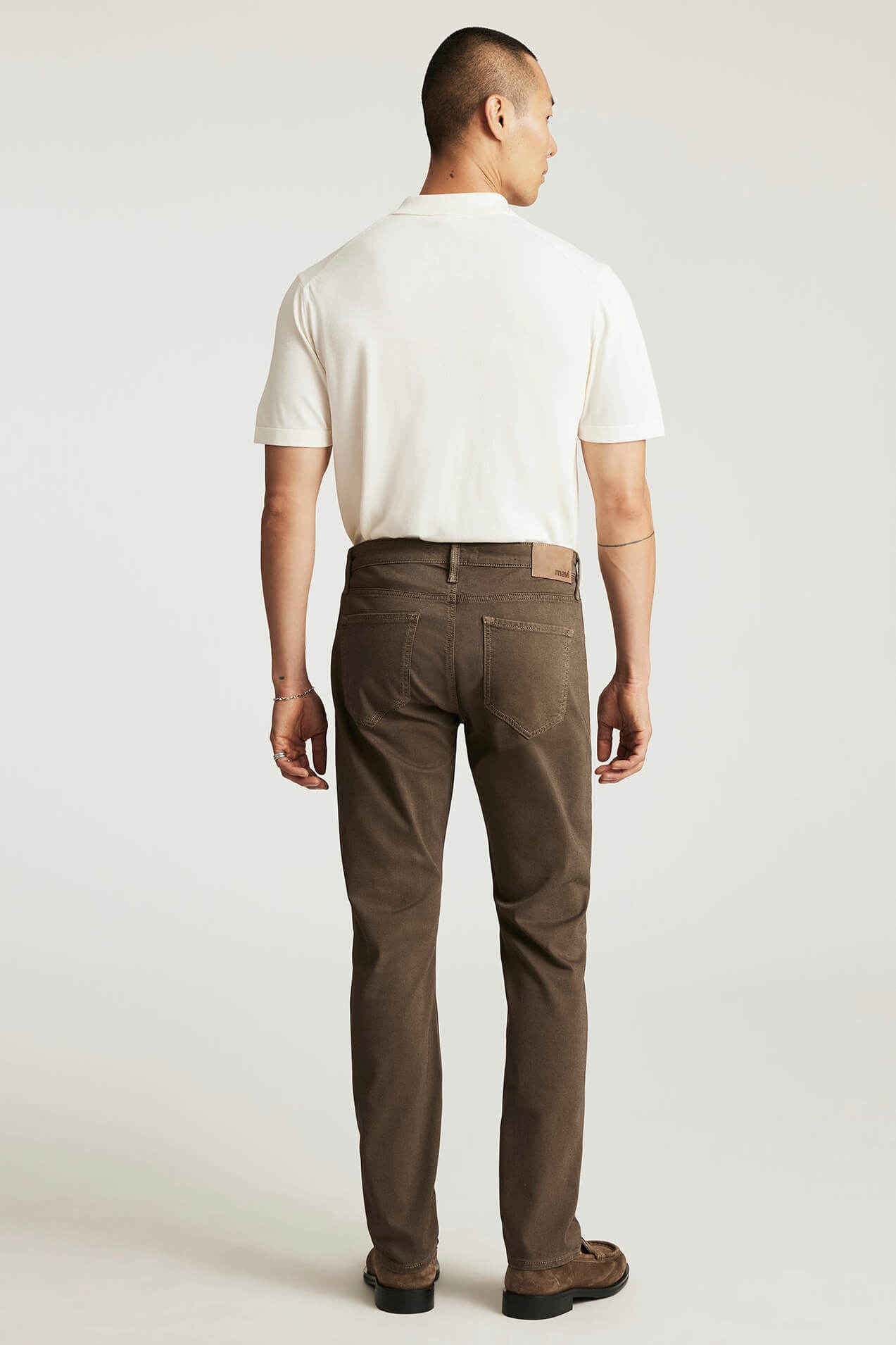 Mavi Marcus Slim Straight in brown athletic