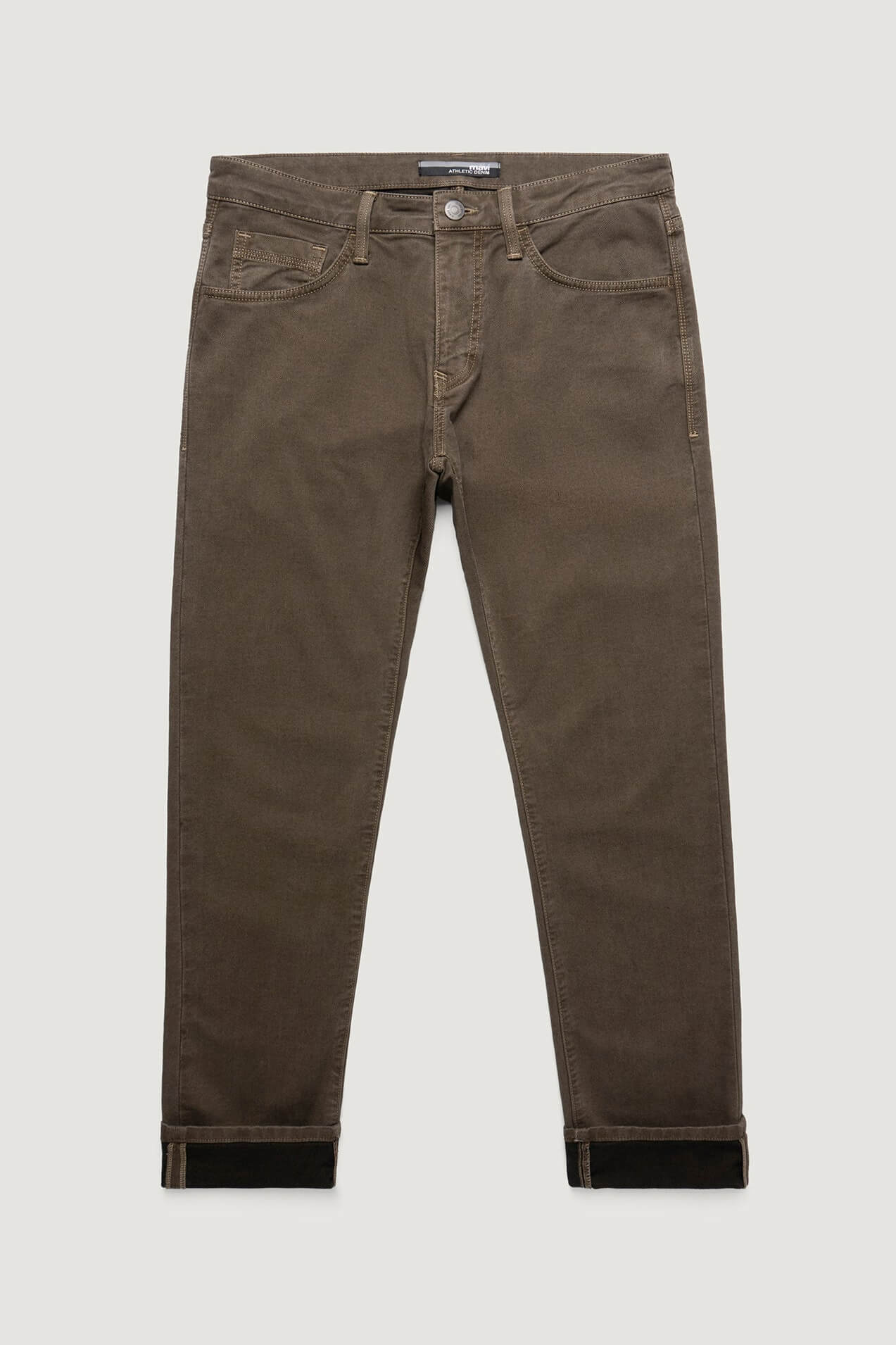 Mavi Marcus Slim Straight in brown athletic