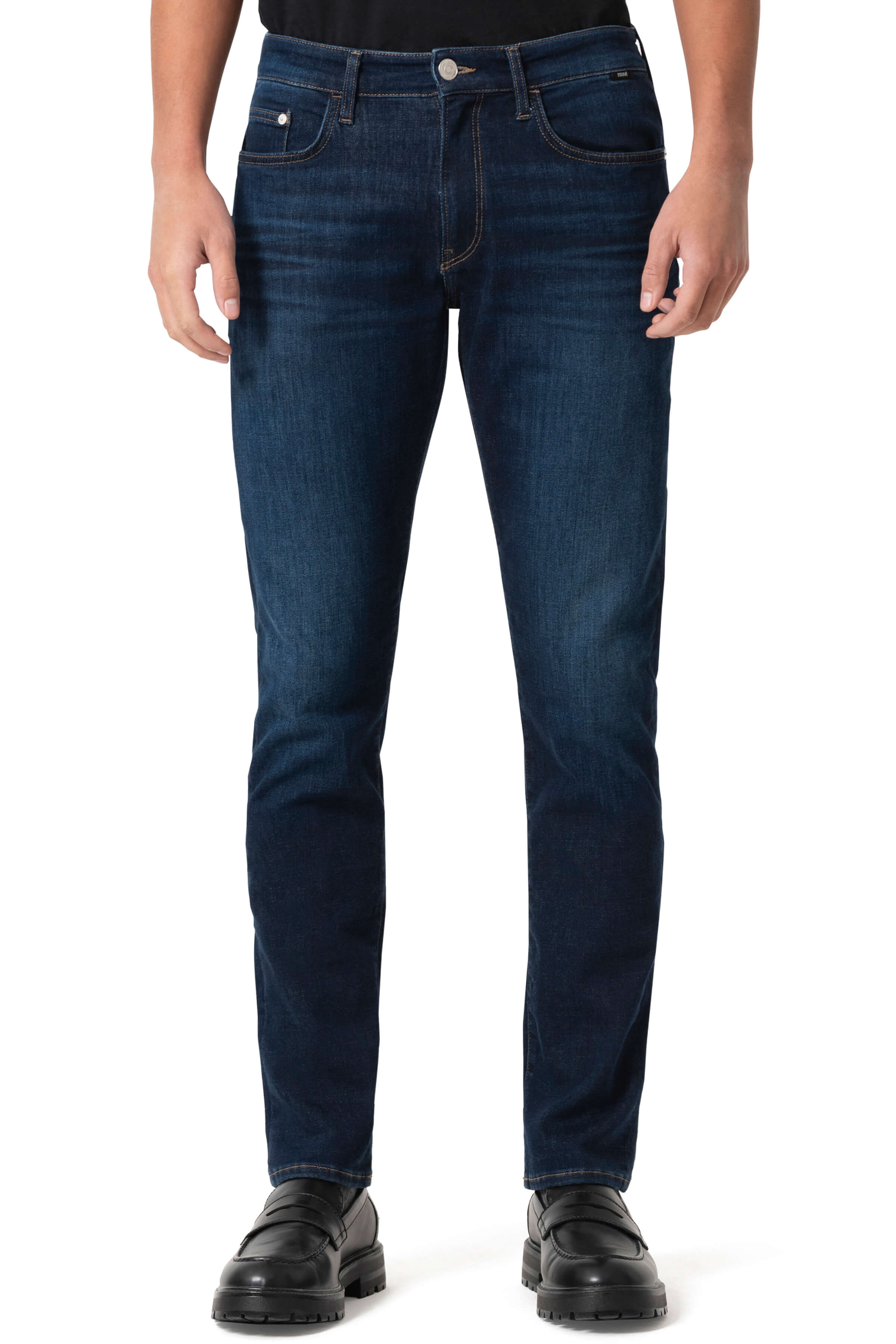 Mavi Marcus slim straight leg in feather brushed blue