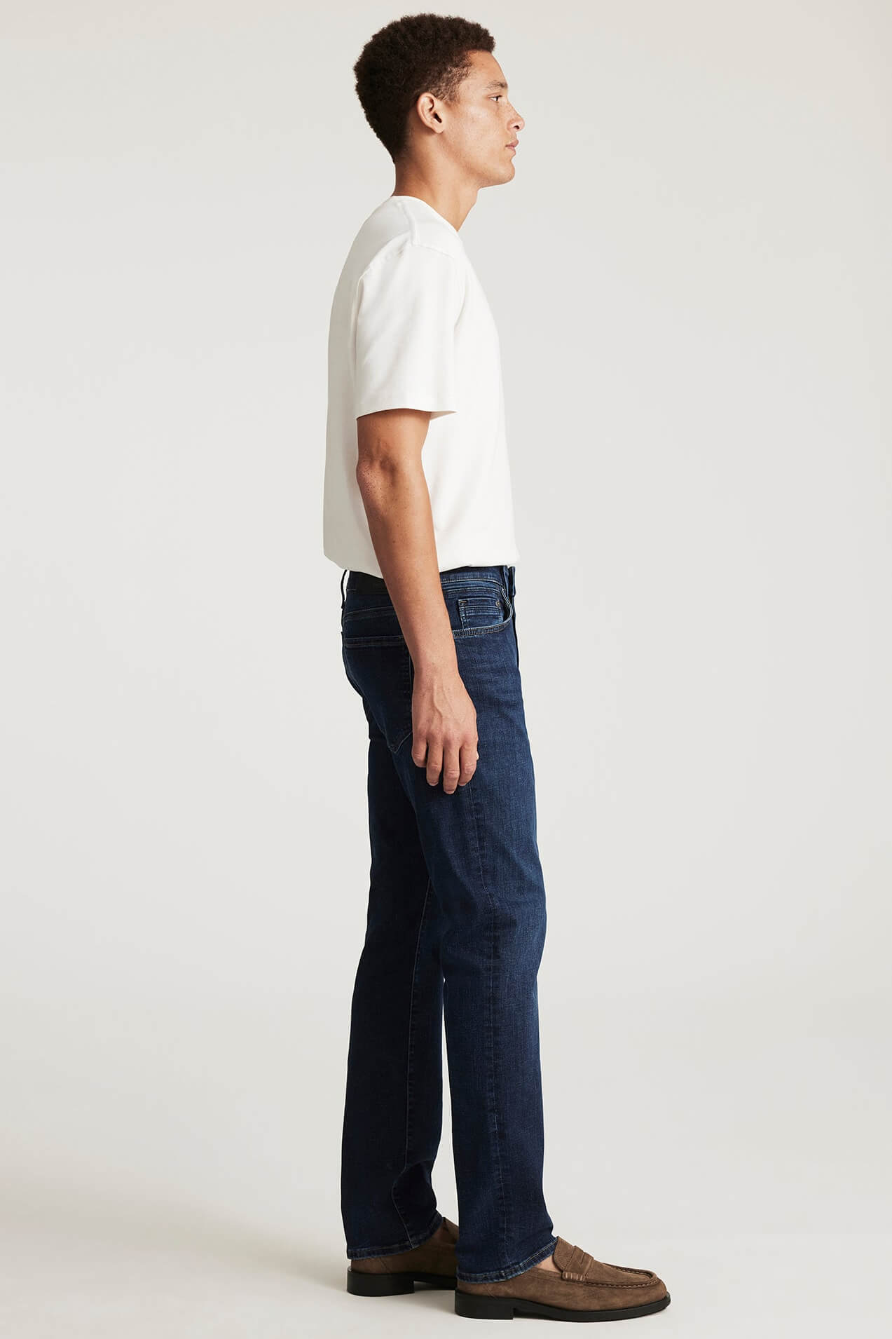 Mavi Matt Relaxed Jeans in dark brushed vintage