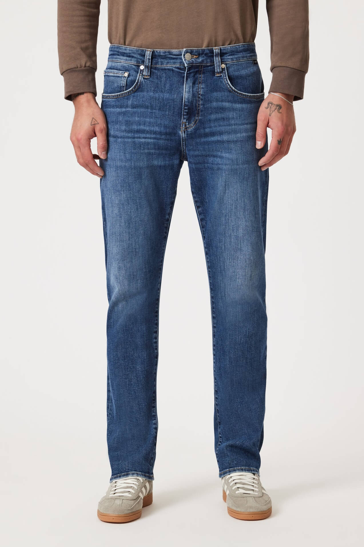 Mavi Zach Jeans in Dark Brushed Classic Blue
