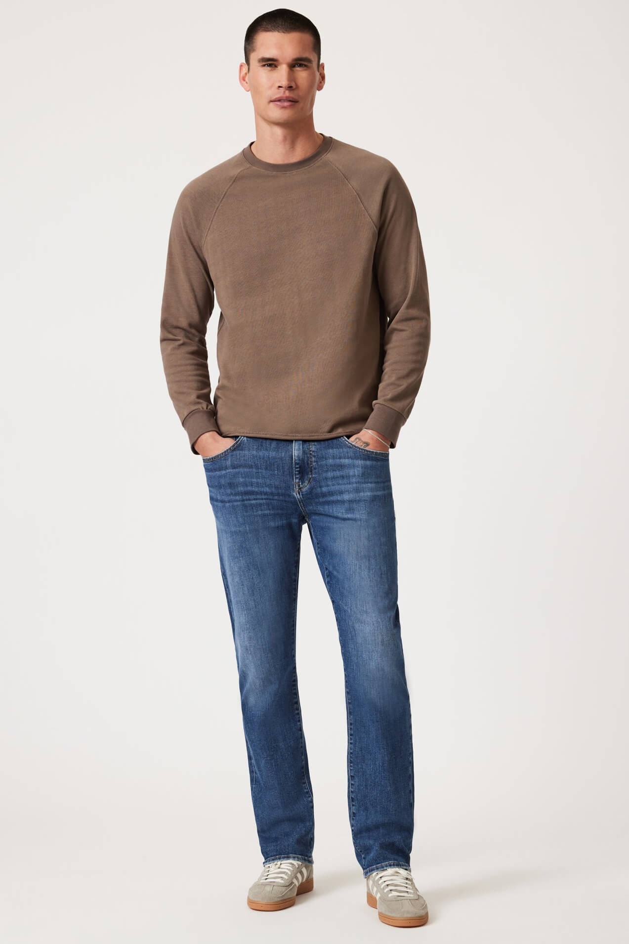 Mavi Zach Jeans in Dark Brushed Classic Blue