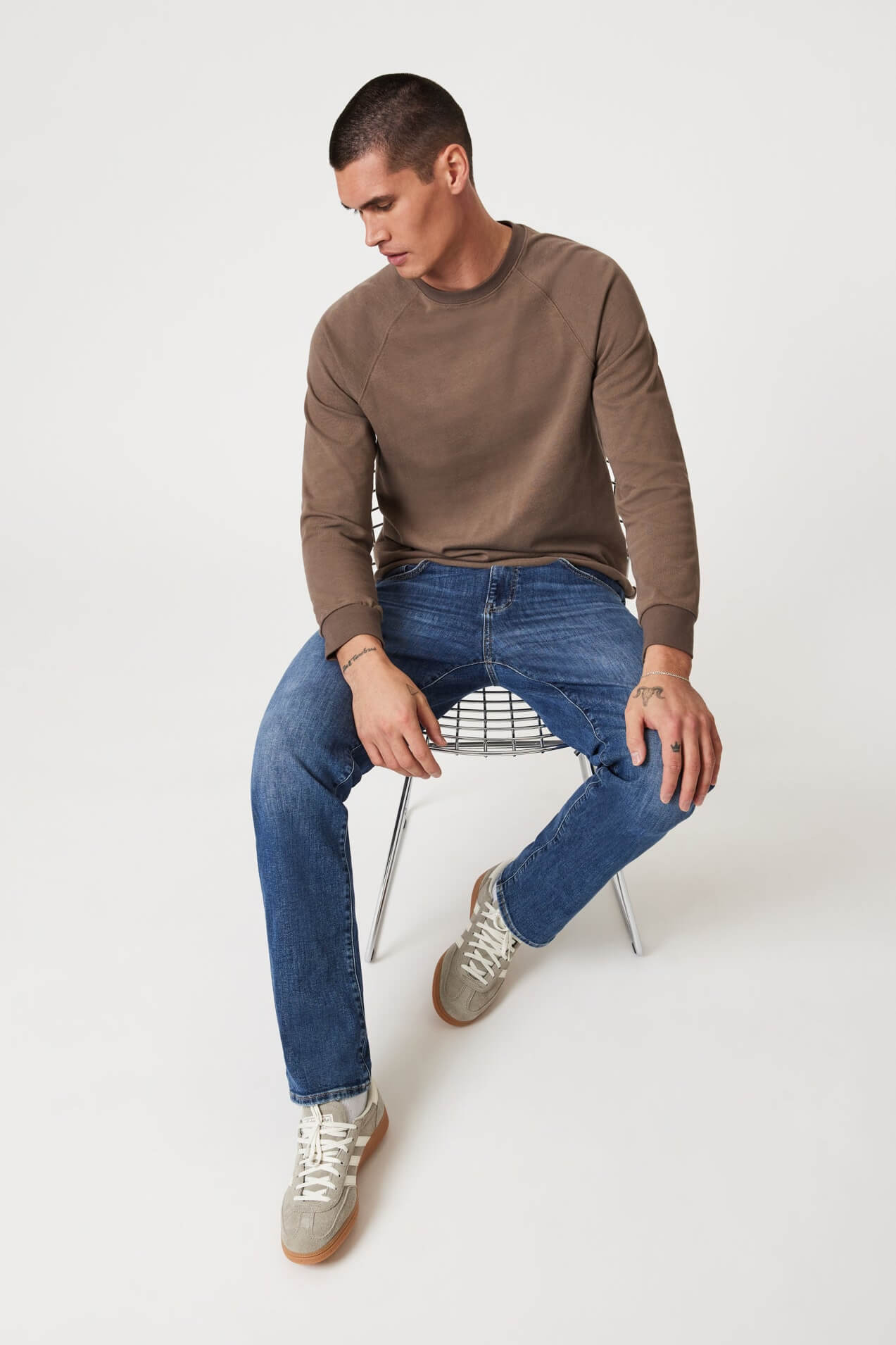 Mavi Zach Jeans in Dark Brushed Classic Blue