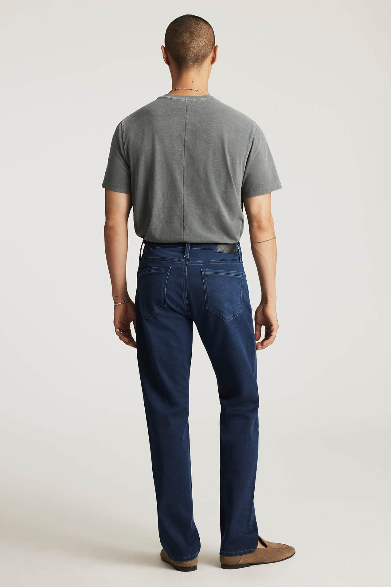 Mavi Zach Straight Leg in dark athletic