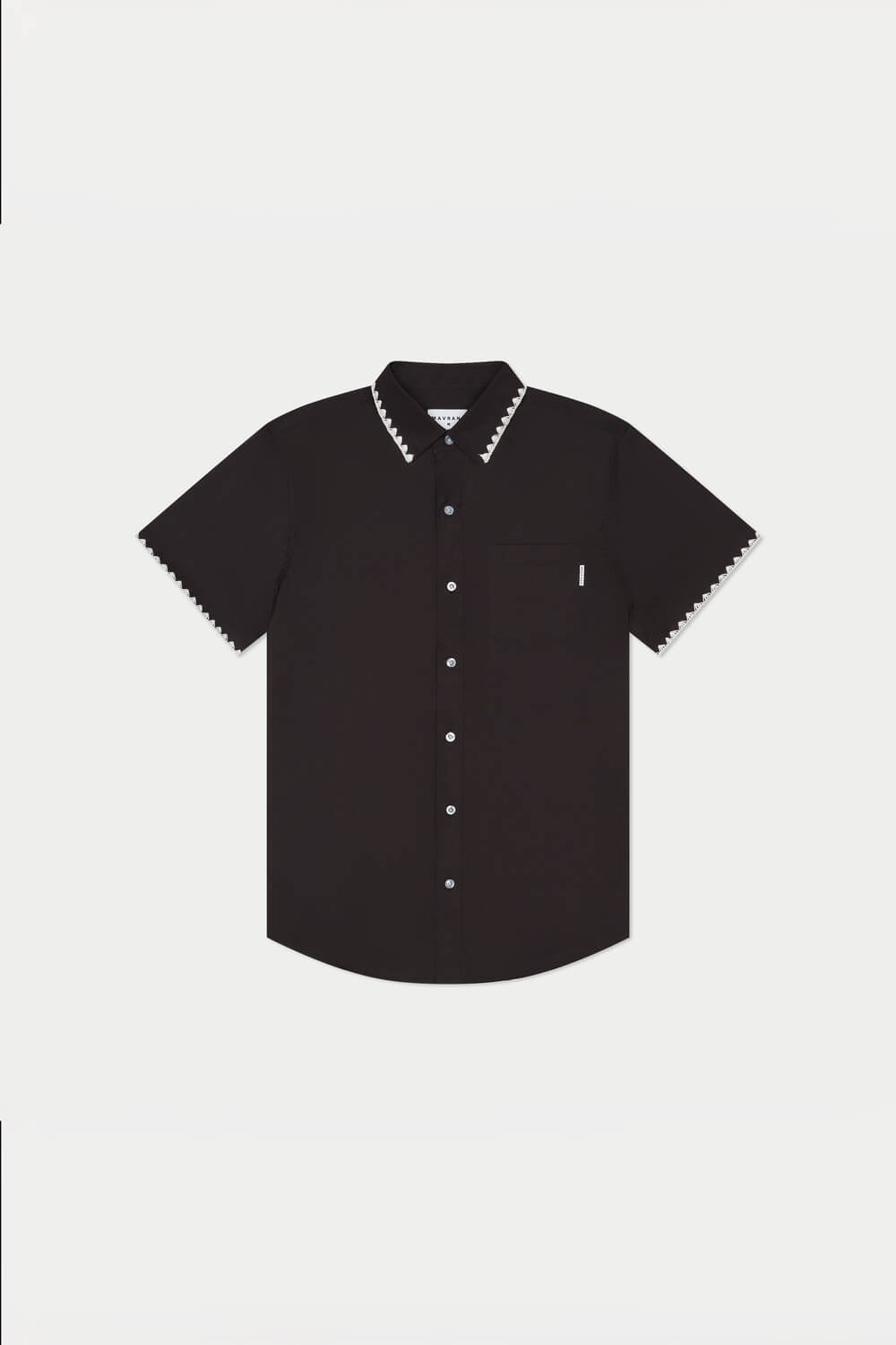 Mavrans black stitch weekend shirt