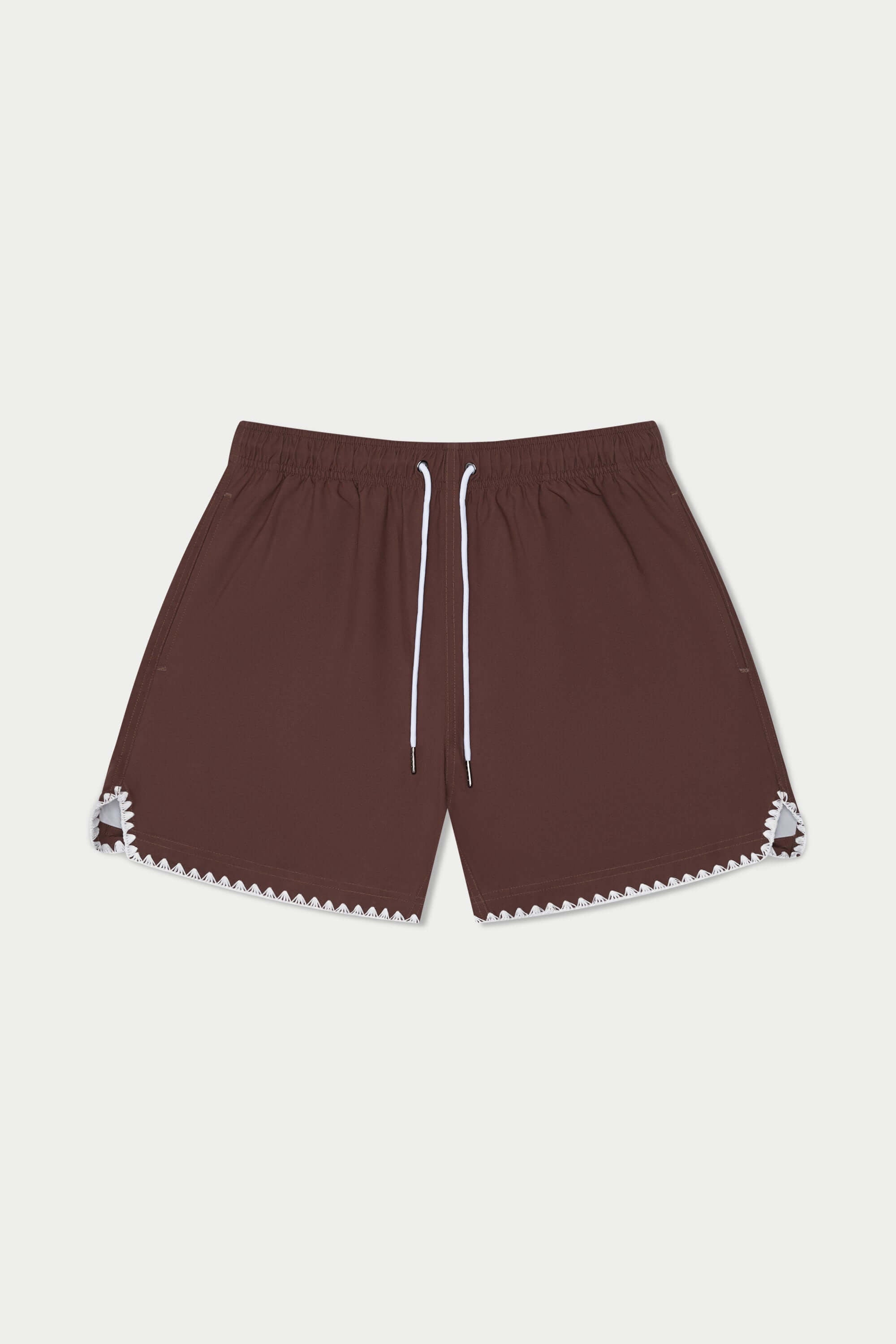 Mavrans brown stitch weekend short
