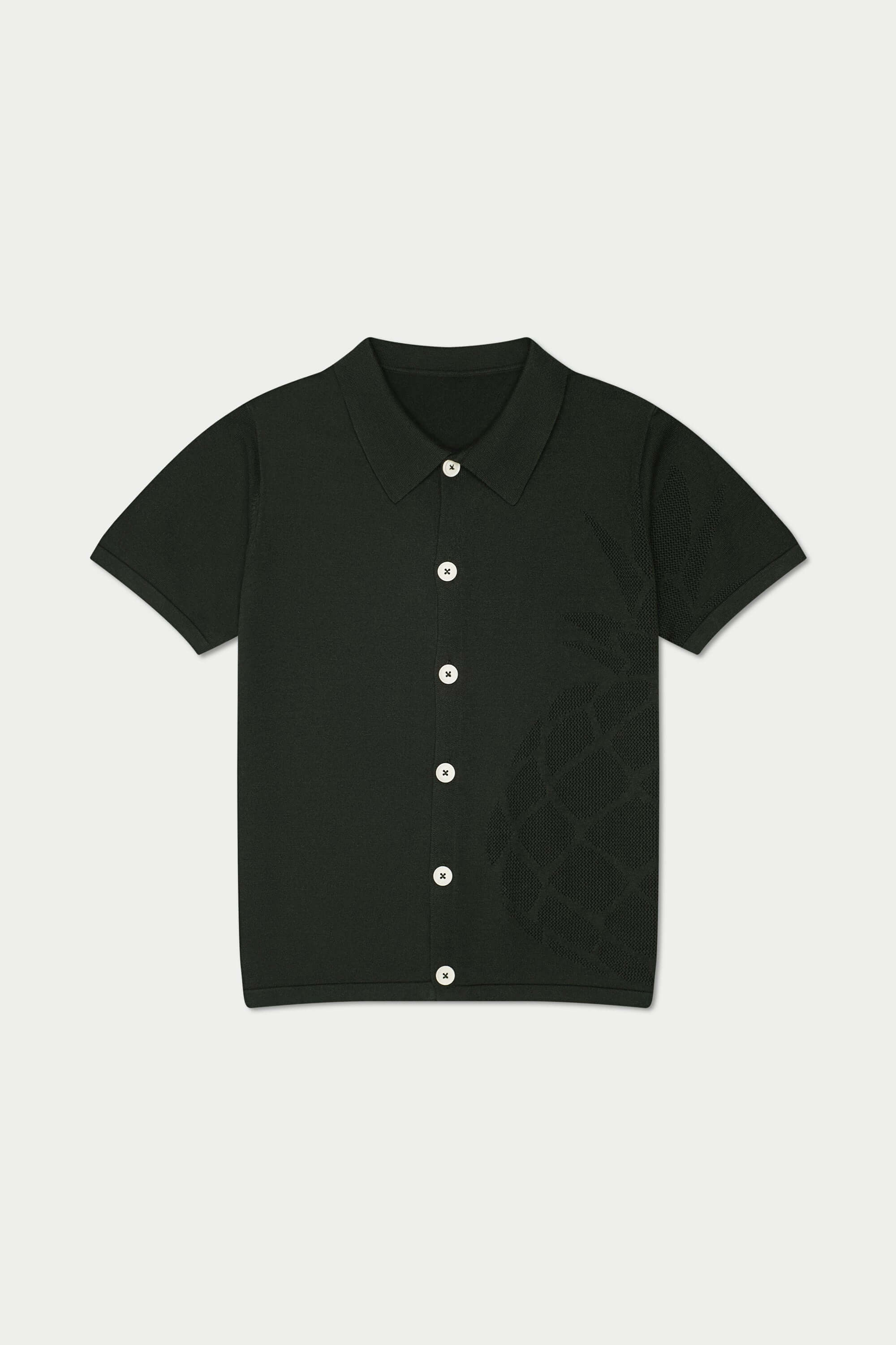 Green Pineapple Knit Shirt