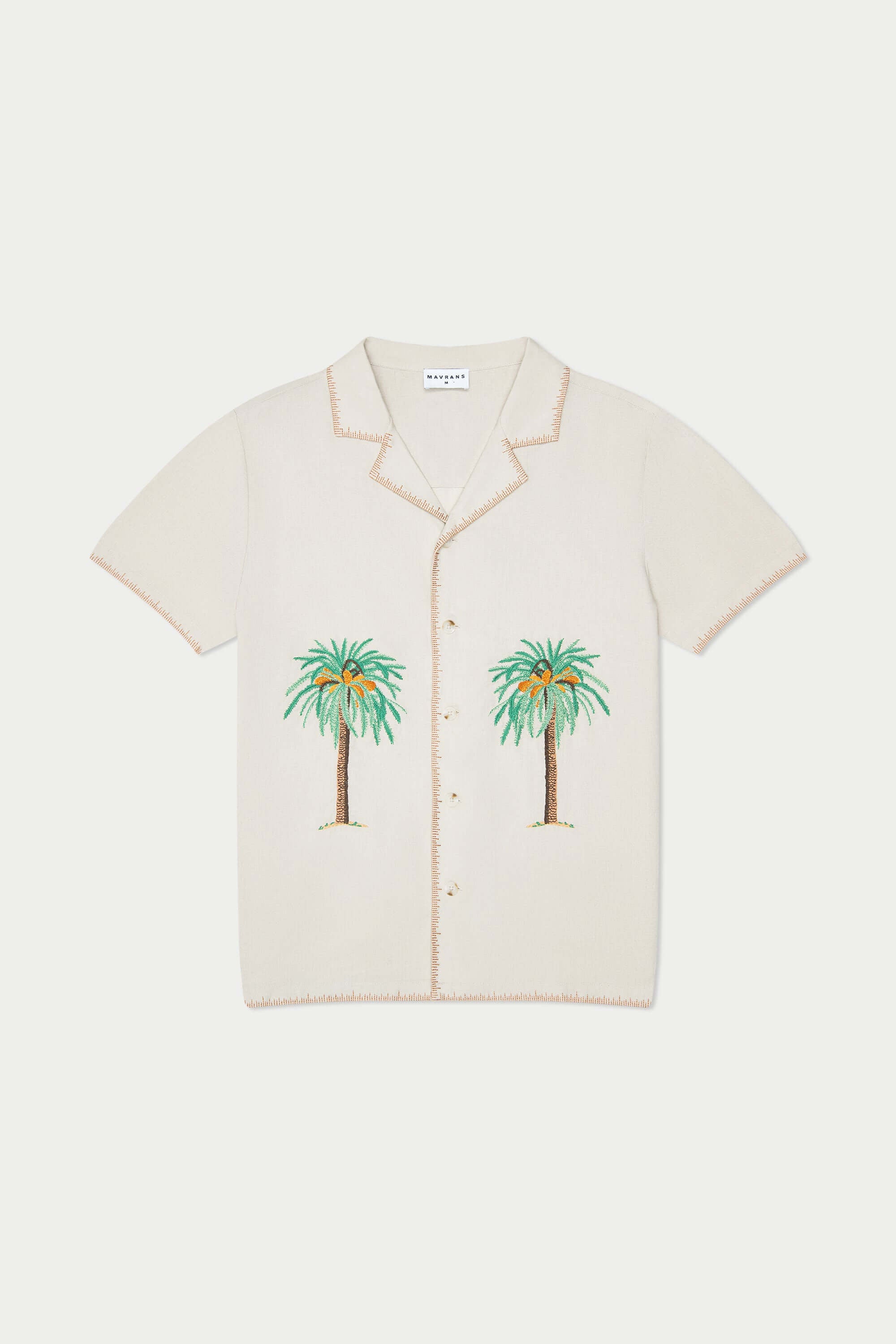Mavrans Palm Tree Linen Shirt