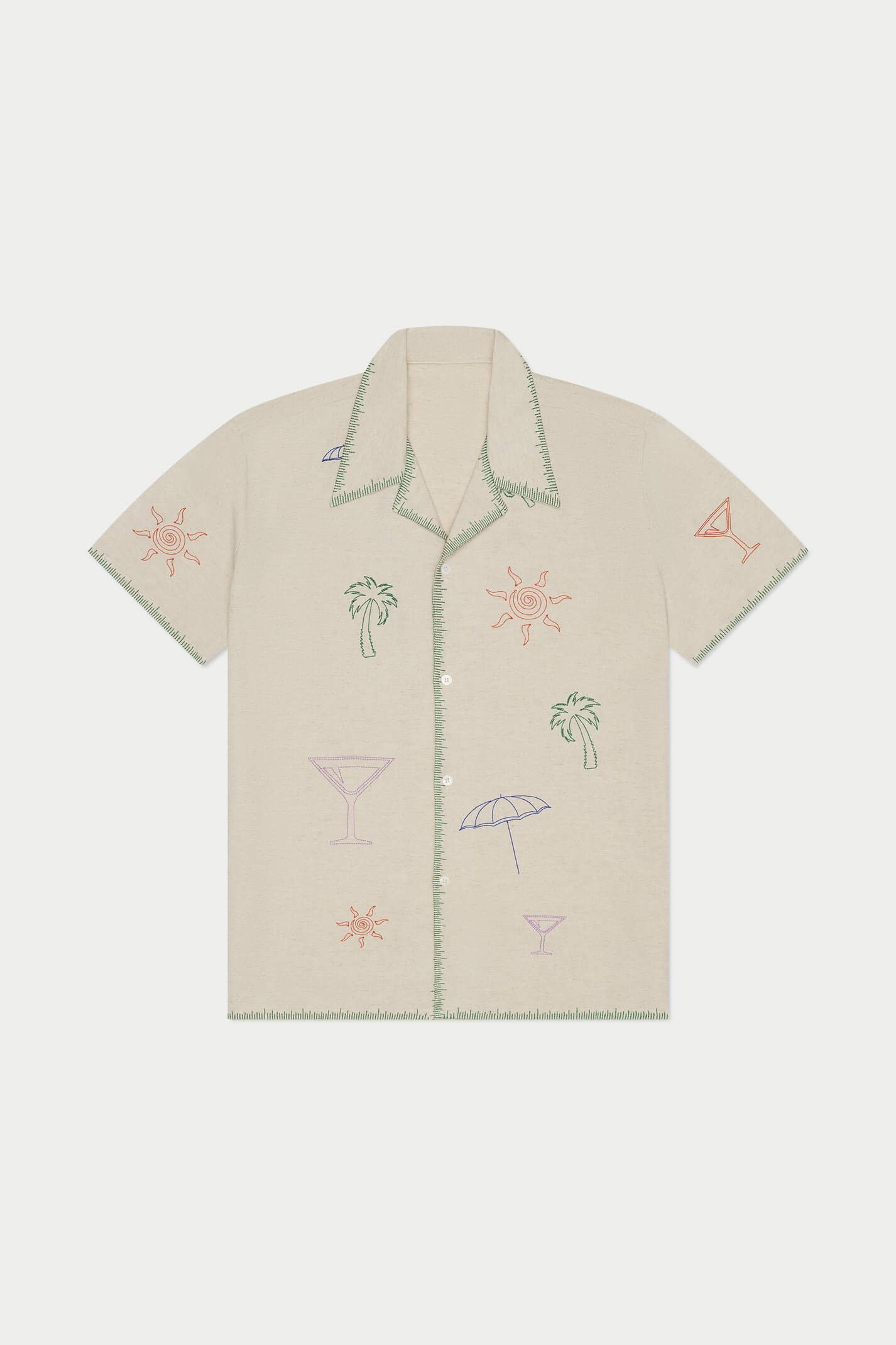 Mavrans palms linen shirt