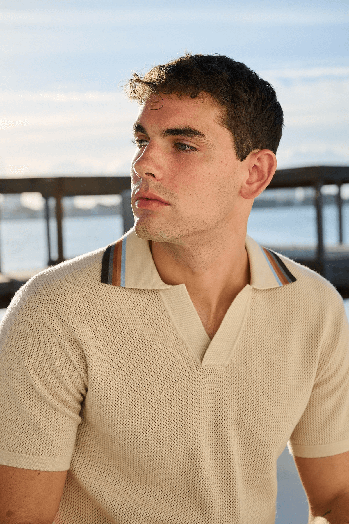 Mavrans Rayas Crochet Shirt