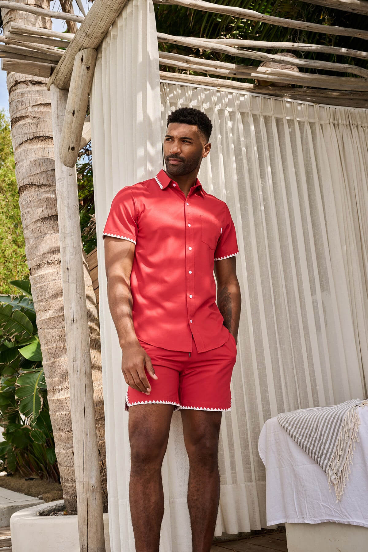 Red Stitch Weekend Shirt