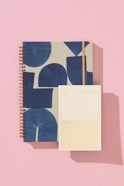 Mogela Indigo Blank Notebook