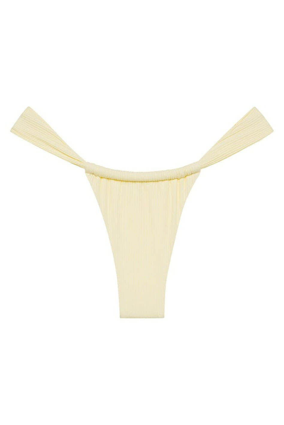 Montce Swim sandra bikini bottom in cream rib