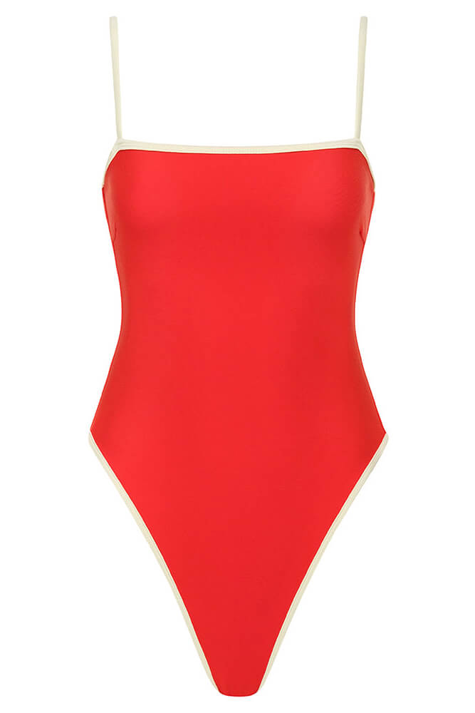 Montce Swim Jacelyn One Piece in cherry cream