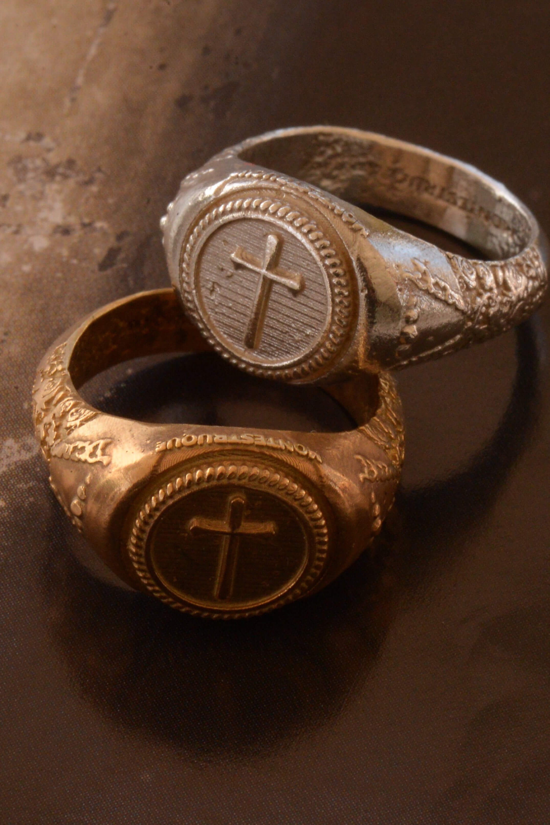 Montestruque Antique Cross Coin Necklace