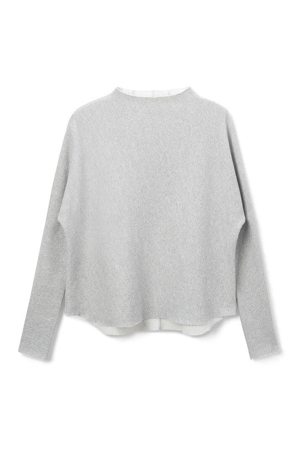 heather grey sweatshirt