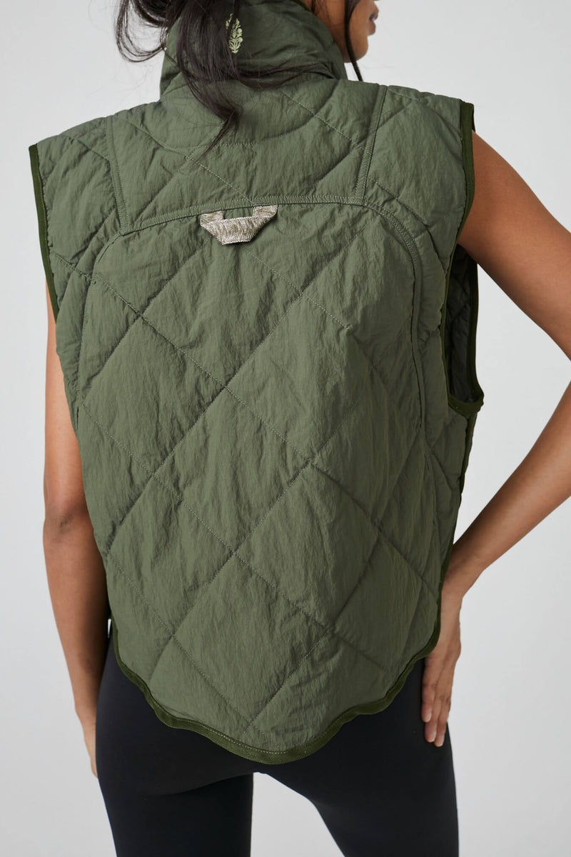 Free People Quinn Quilted Puffer Vest