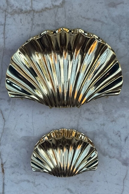 Oceanne gold shell clip