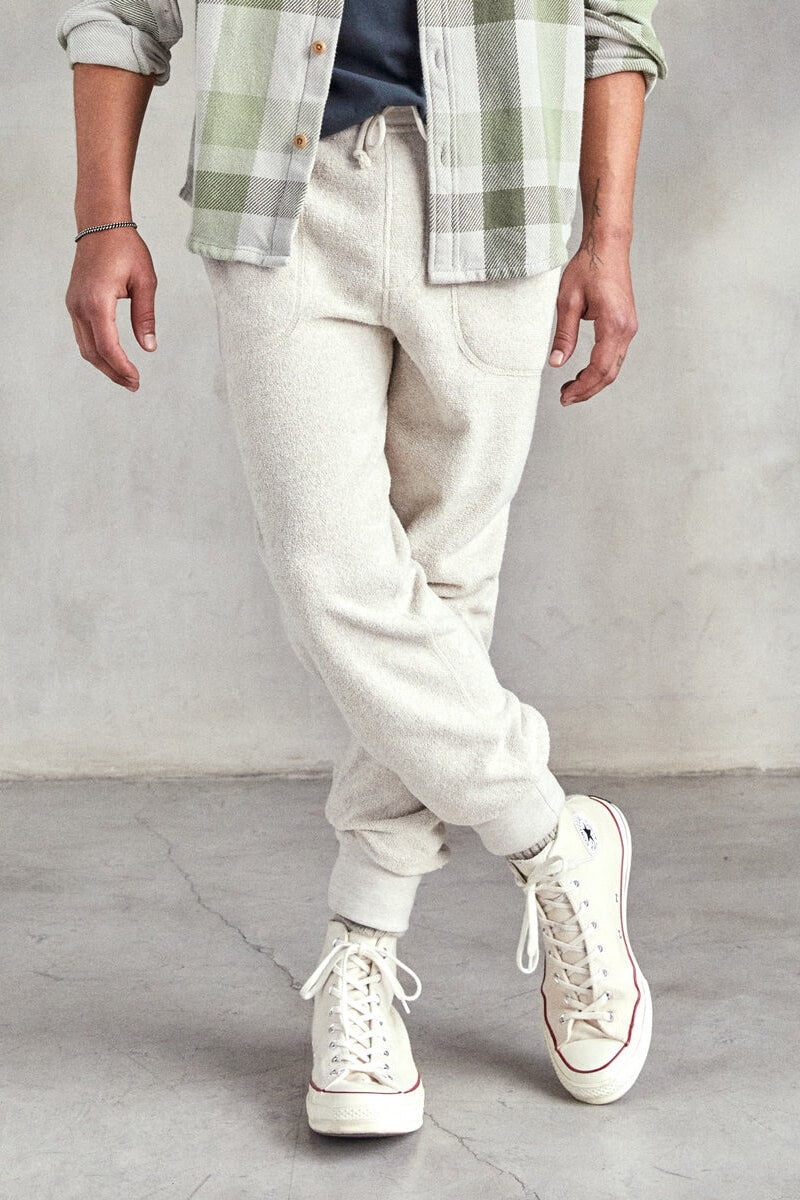 Outerknown hightide sweatpant in oatmeal heather