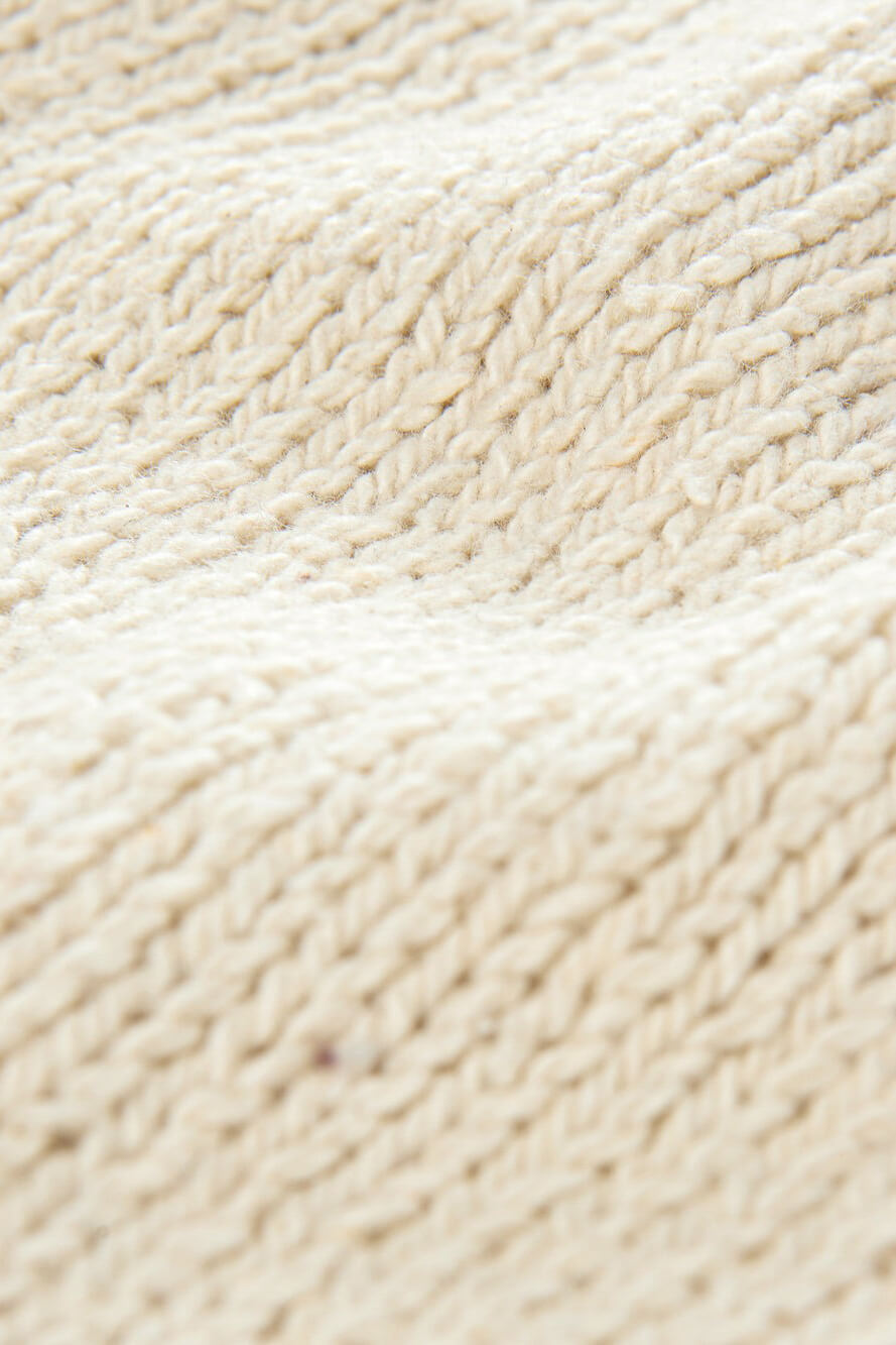 Outerknown Stinson rollneck sweater in natural