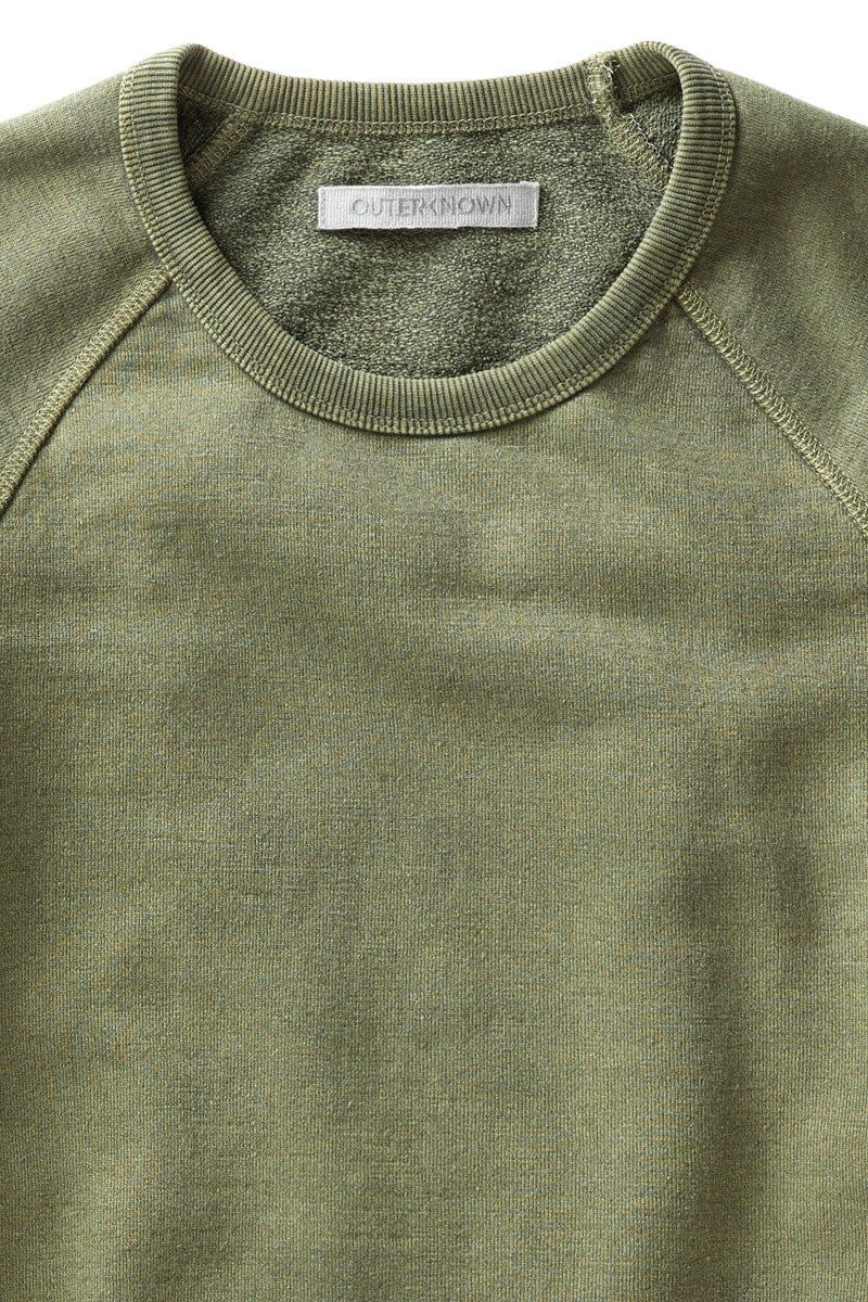 Outerknown sur sweatshirt in olive