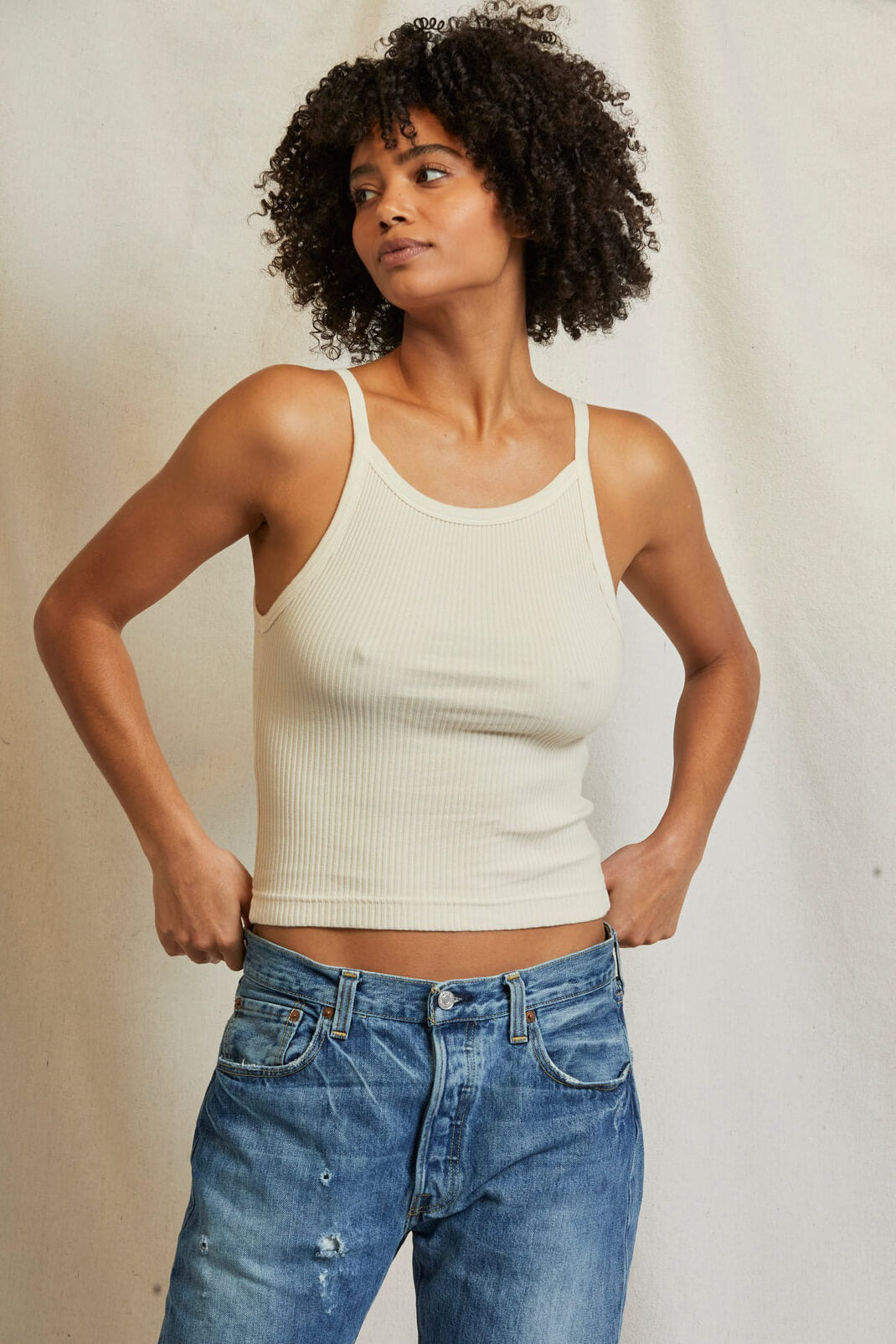 Perfect White Tee Bonnie tank in sugar