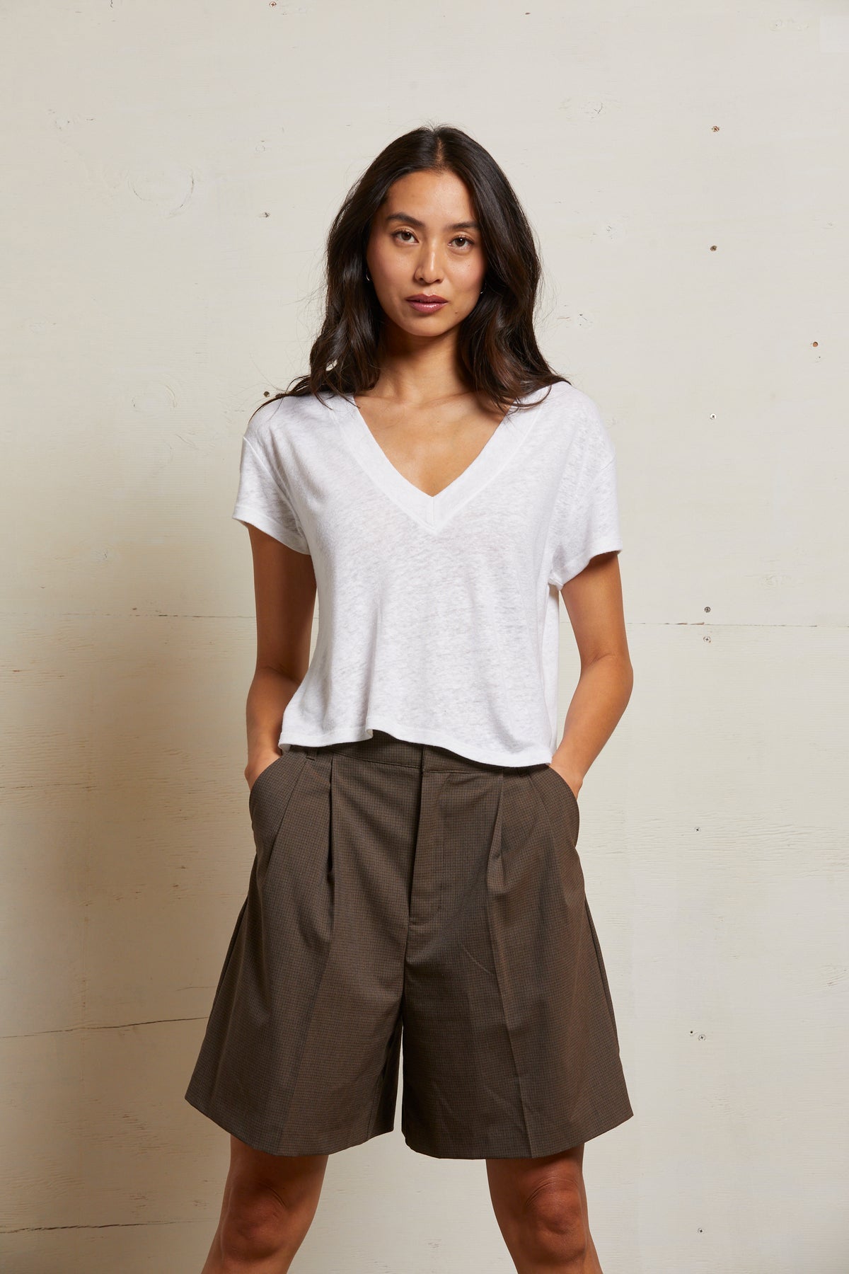 Perfect White Tee Rosie Tee in natural