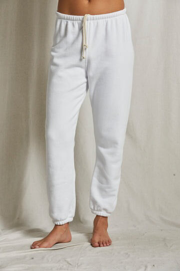 Perfect White Tee Stevie sweatpant in white