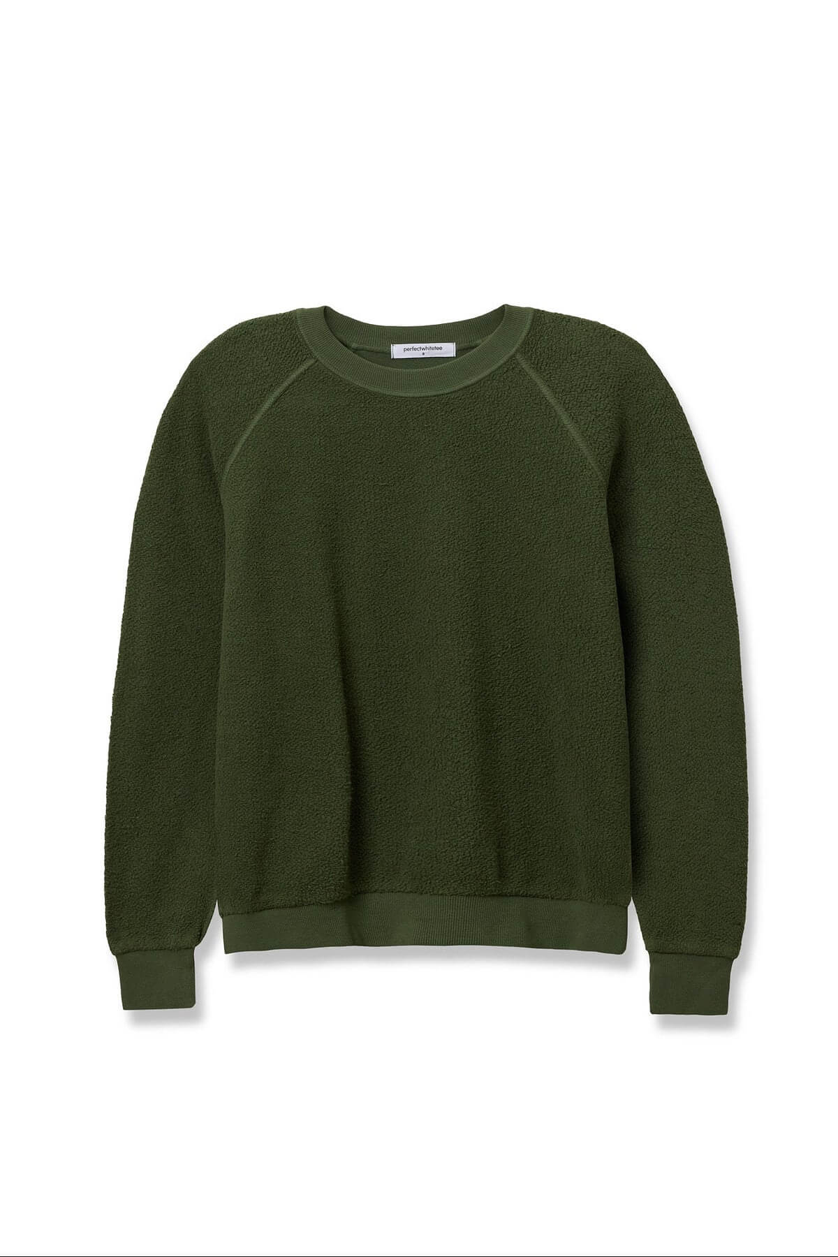 Perfect White Tee Ziggy Sweatshirt in fern green