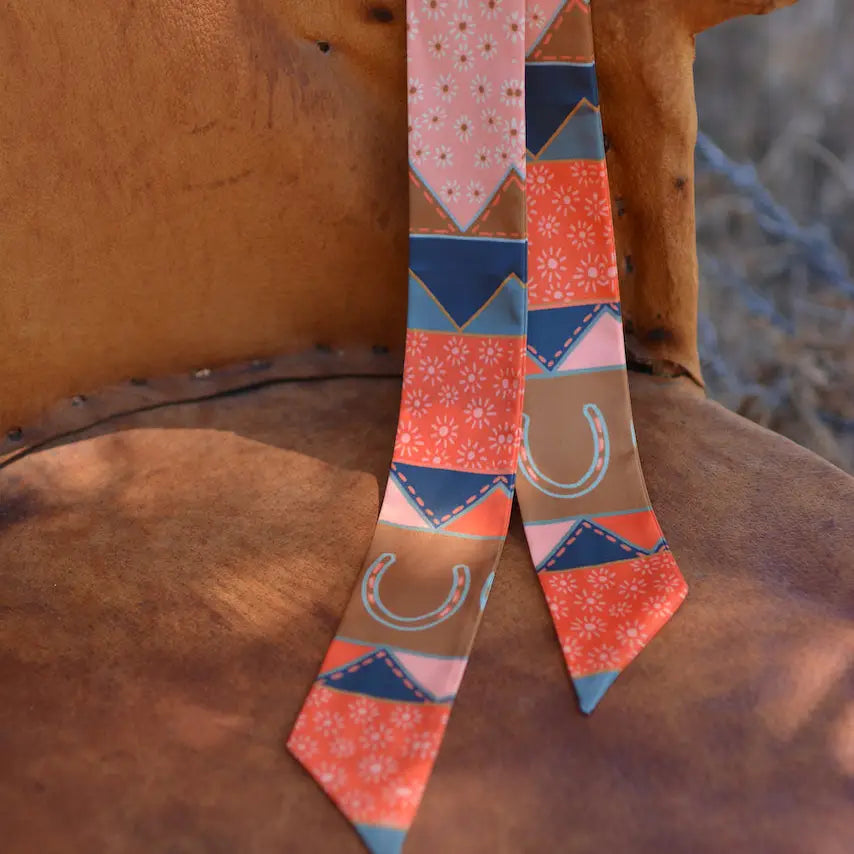 Frontier Bound quilted twilly