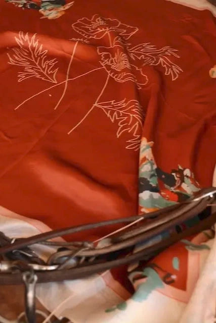 Poppy Cowgirl Western bandana