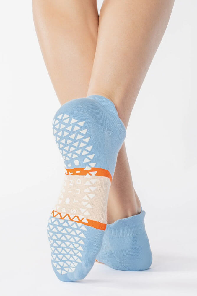 Pointe Studio team full foot grip sock in alaska