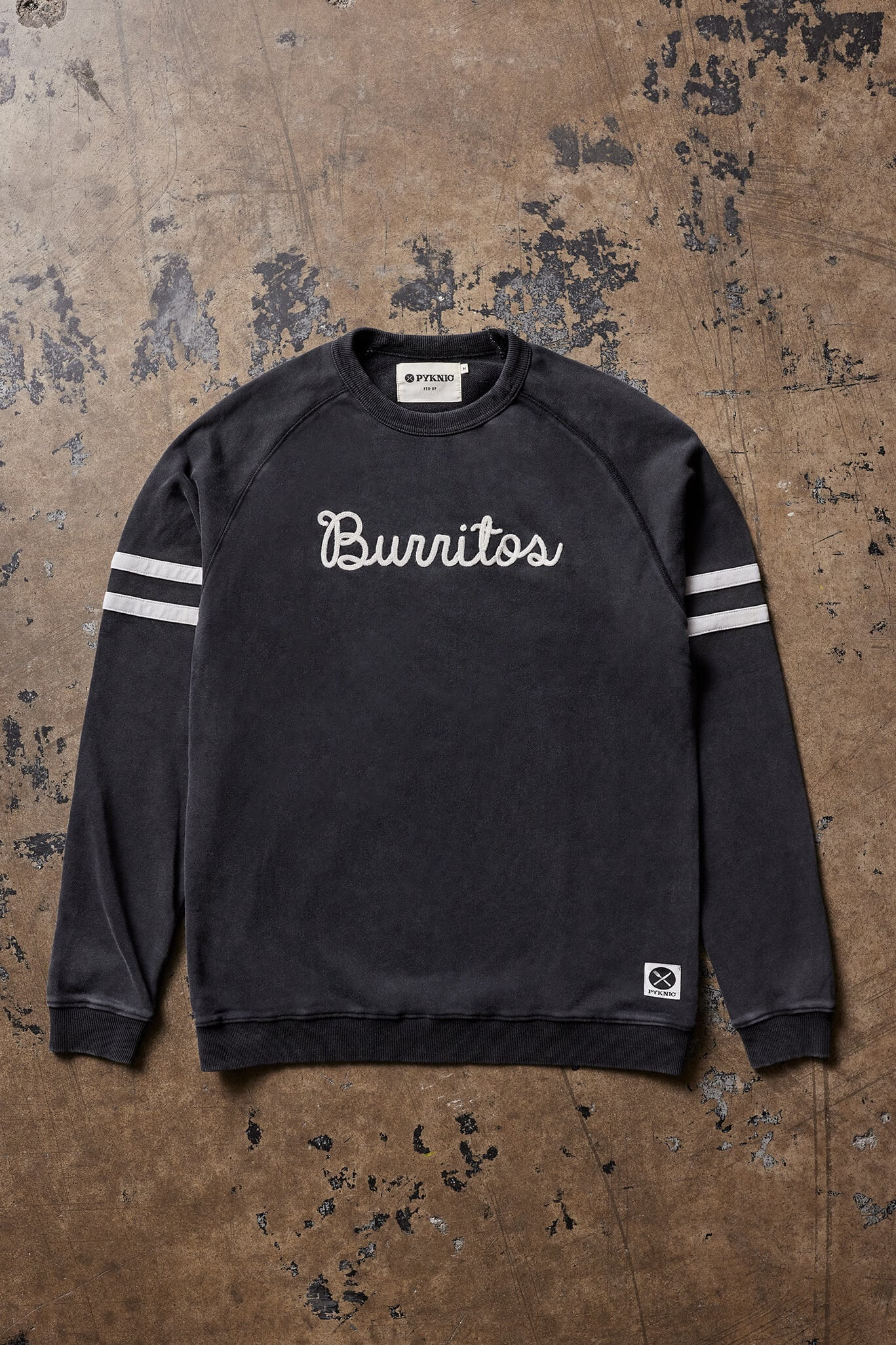 Pyknic Burritos Chainstitch crewneck