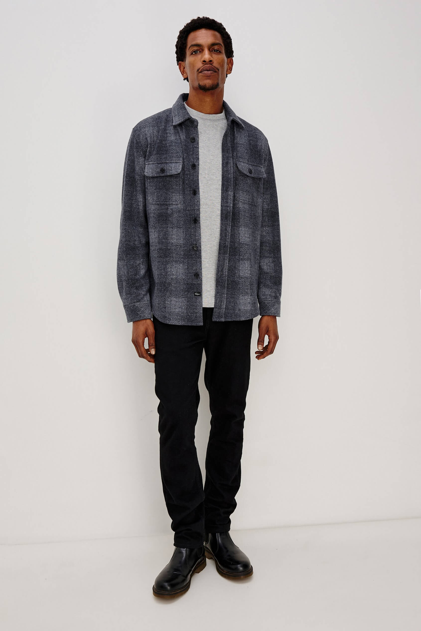 Rails Alder Shirt in dusk eclipse
