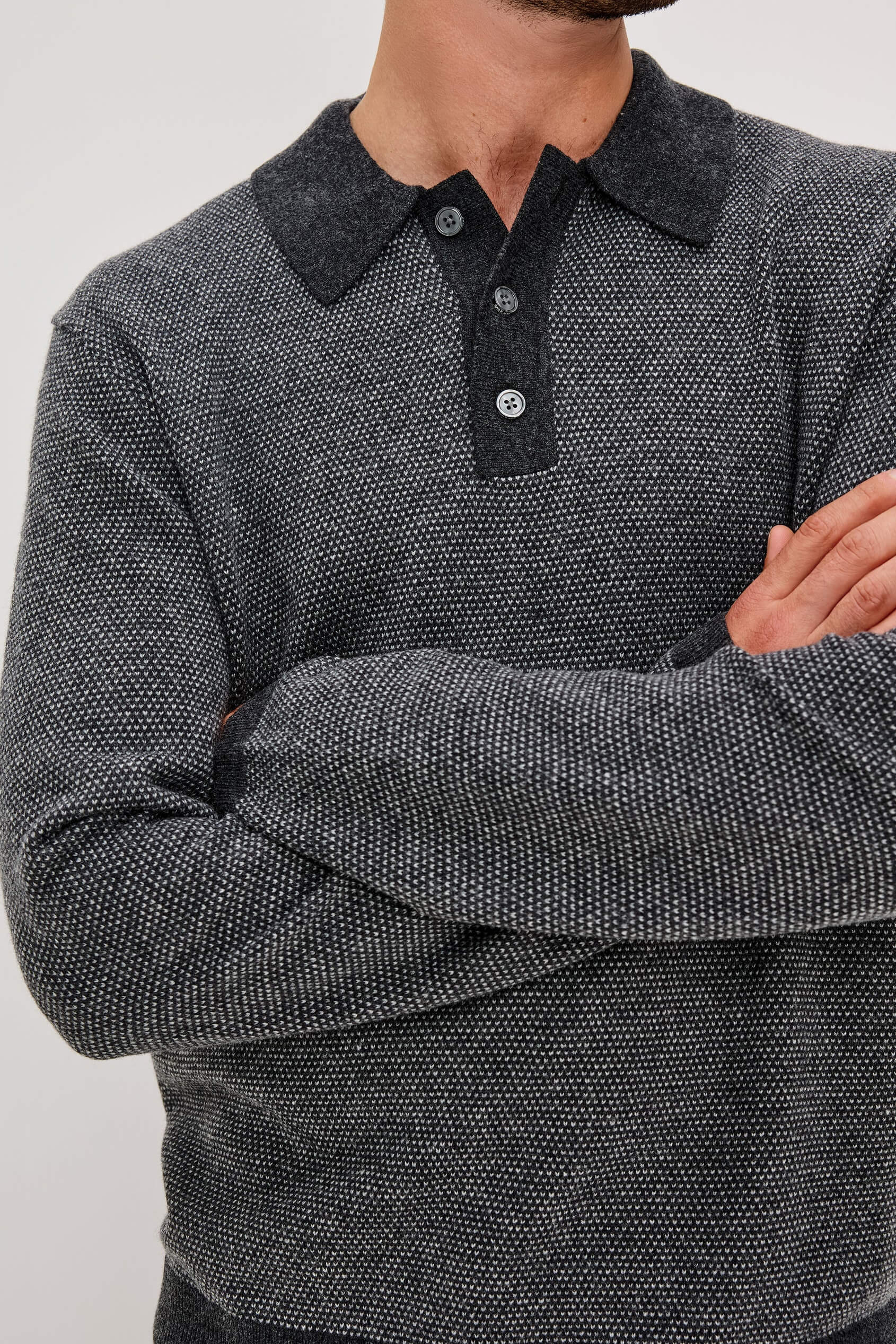 Rails Anders Sweater in charcoal ice