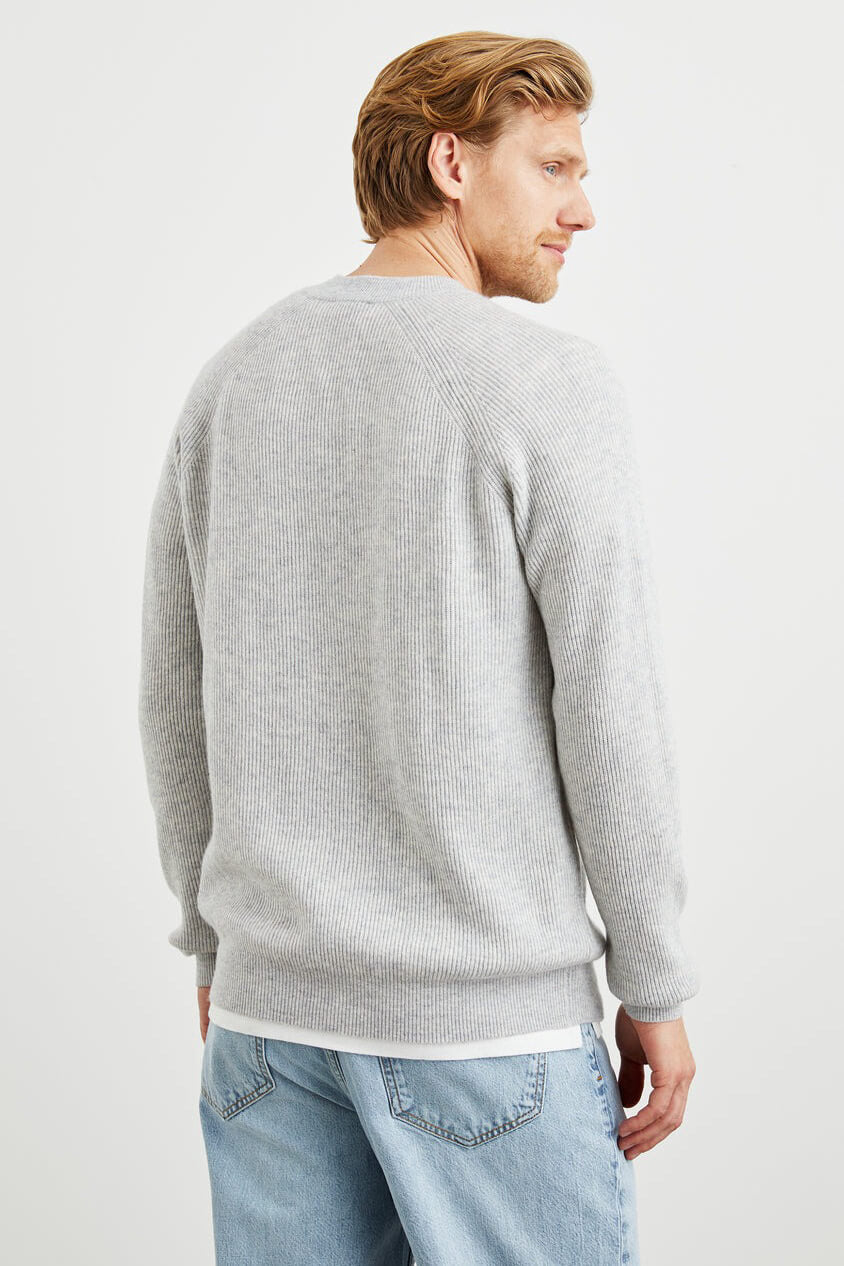 Rails Ansel sweater in grey melange