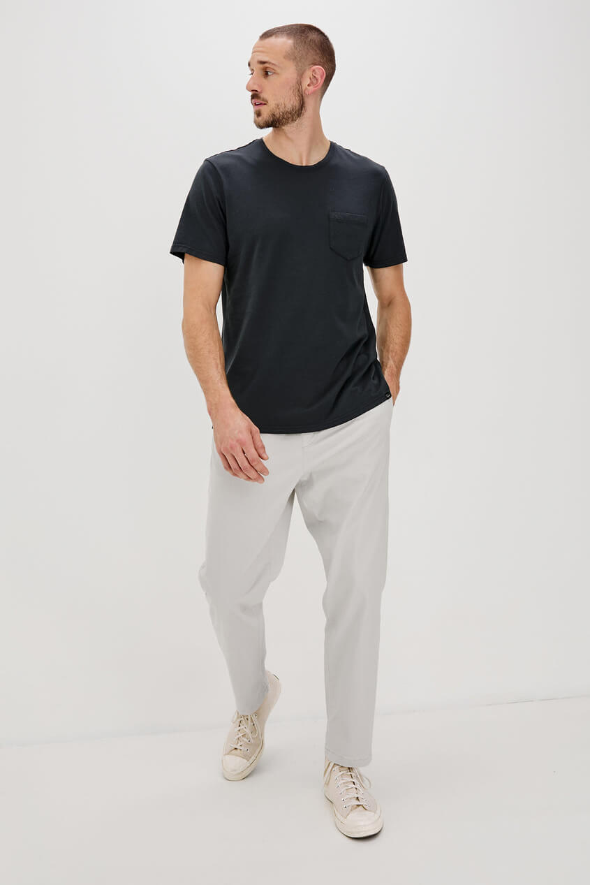 Rails Johnny T shirt in carbon